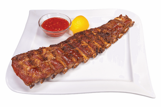 Свински ребра лента -  патрондаш (500г)