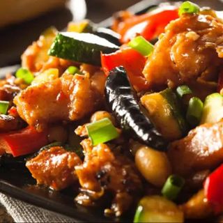 pollo picante al estilo sichuan