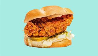 Sanduíche de frango quente estilo Nashville