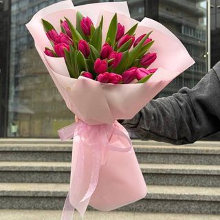 21 малиновий тюльпан