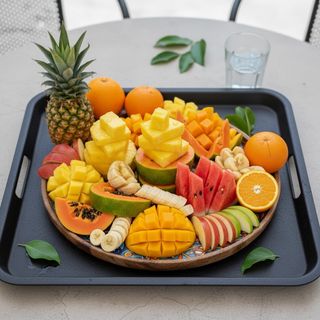 Seasonal fruit platter