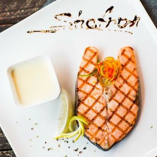 Семга на гриле