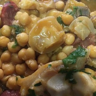 Mão de vaca com grão 