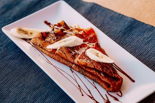 Clatita cu finetti si banane