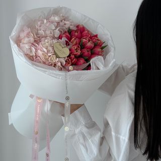 Букет «Гортензії (2) та Колумбус (15)»  