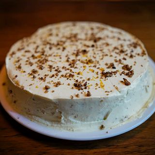 Tarta de zanahoria y nuez