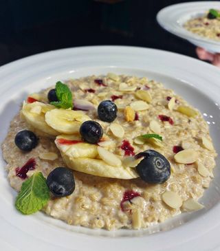 Мигдалева вівсянка на кокосовому молоці