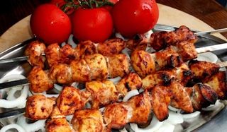 ქათმის მწვადი