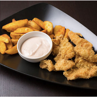 Crochete din piept de pui cu garnitură la alegere