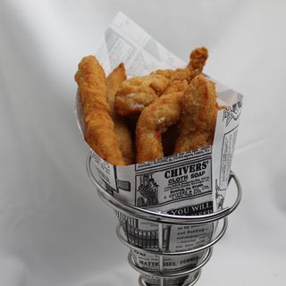 Lagrimitas De Pollo Con Salsa Barbacoa al Whisky