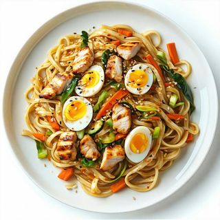 351. Yaki udon con pollo