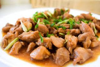 Пиле Терияки върху Ризото Миланезе - 400 гр