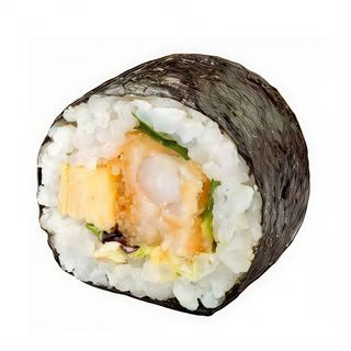 Futomaki langostino tempura (8 uds.)