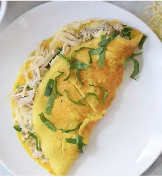 Chicken omelette