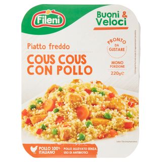 Fileni Buoni & Veloci Piatto freddo Cous Cous con Pollo 0,220 kg