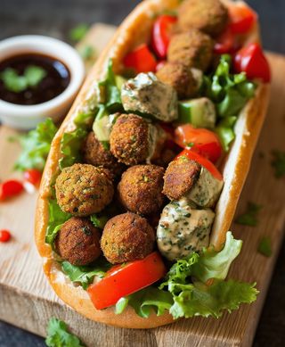 Bułka wegetariańskia