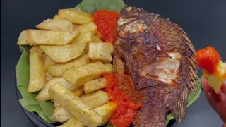 Igname Poisson Frit