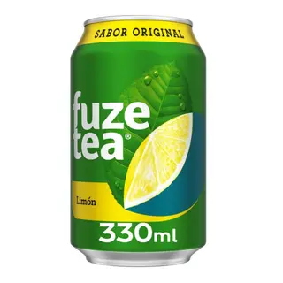 Fuze tea Té Negro Limón lata 330ml.