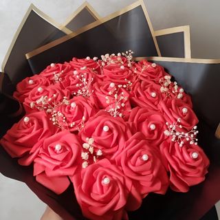 Bouquet fleurs artificielles 12×