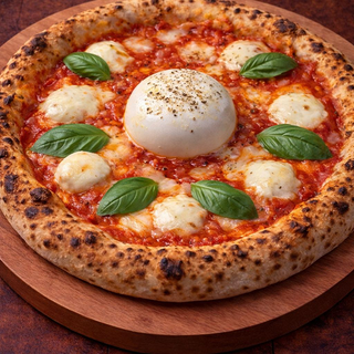 ბურატა მოცარელას ბურთებით 28სმ