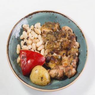 Pollo deshuesado a la brasa