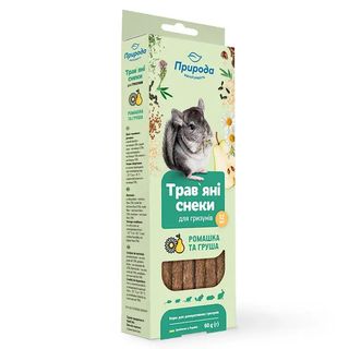 Трав`яні снеки Природа для гризунів Ромашка та груша 60г