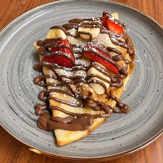 Crep Nutella, Banana y Fresa (Delivery)