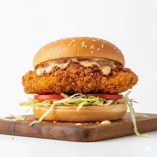 Chicken zinger burger