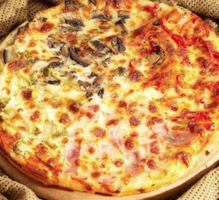 Pizza 4 estaciones (30 cm.)