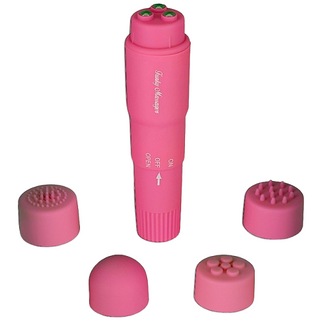 Estimulador Clítoris 4 Cabezales Funky Toy Joy Rosa