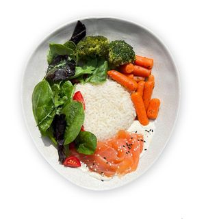 Боул лосось