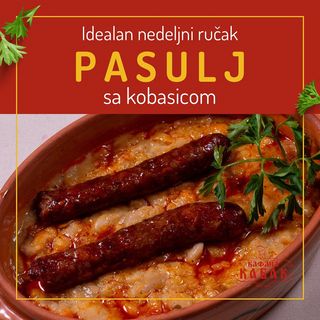 Pasulj sa kobasicom 500g