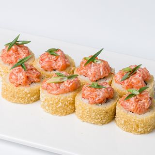 Темпура вулкан з лососем