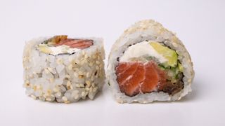 California maki krewetka w tempurze