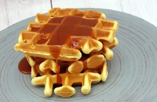 Gaufre Tropical Sauce Caramel