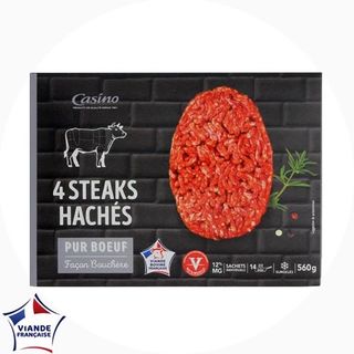 Steak Hache X4 Charolais 500G Co   