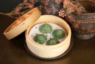 #D5 Xiaolongbao de carne de cerdo con setas