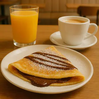 Crep + Café + Zumo natural