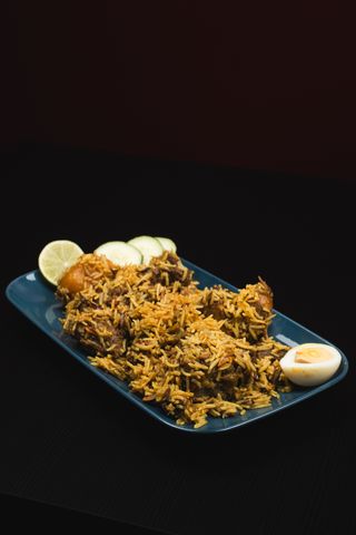 Arroz com Carneiro/Mutton Biriyani