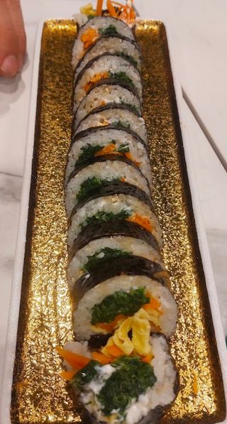 35 Vegetariano kimbap
