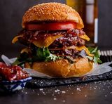 Big Chicken Cheese Burger