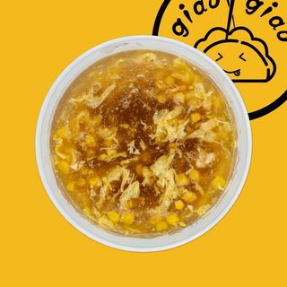 1. Zuppa d'uovo con pollo e mais