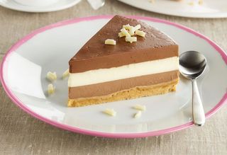 Tarta De Tres Chocolates Sin Gluten (Porción)