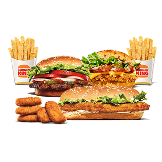 2 Burgers + 2 Patatas + 6 Nuggets