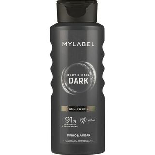 MYLABEL 2 in 1 Dark Shower Gel 400 ml pack