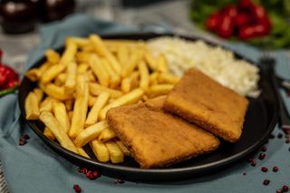 Cașcaval pane + garnitură