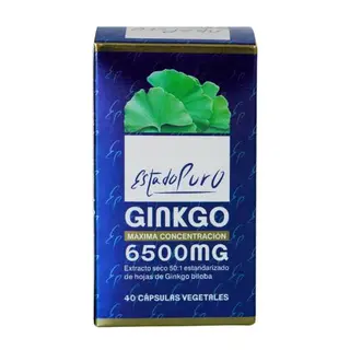 Ginkgo (6.500 Mg., 40 Cápsulas)