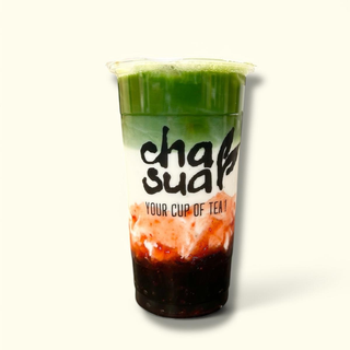 Matcha Fresa Latte