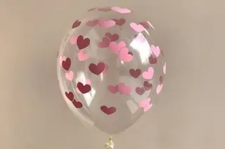 Прозрачный шар "Сердце"