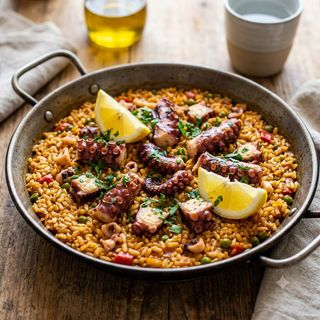 Paella De Pulpo